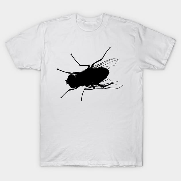 Common House Fly Silhouette T-Shirt by AustralianMate